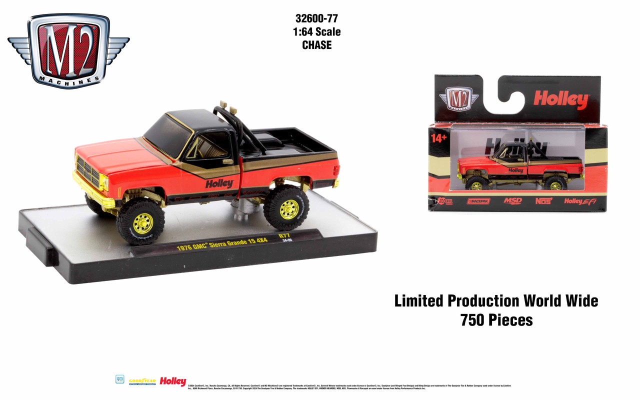 M2 Machines 1:64 Auto Authentic 1976 GMC Sierra Grande 15 4x4